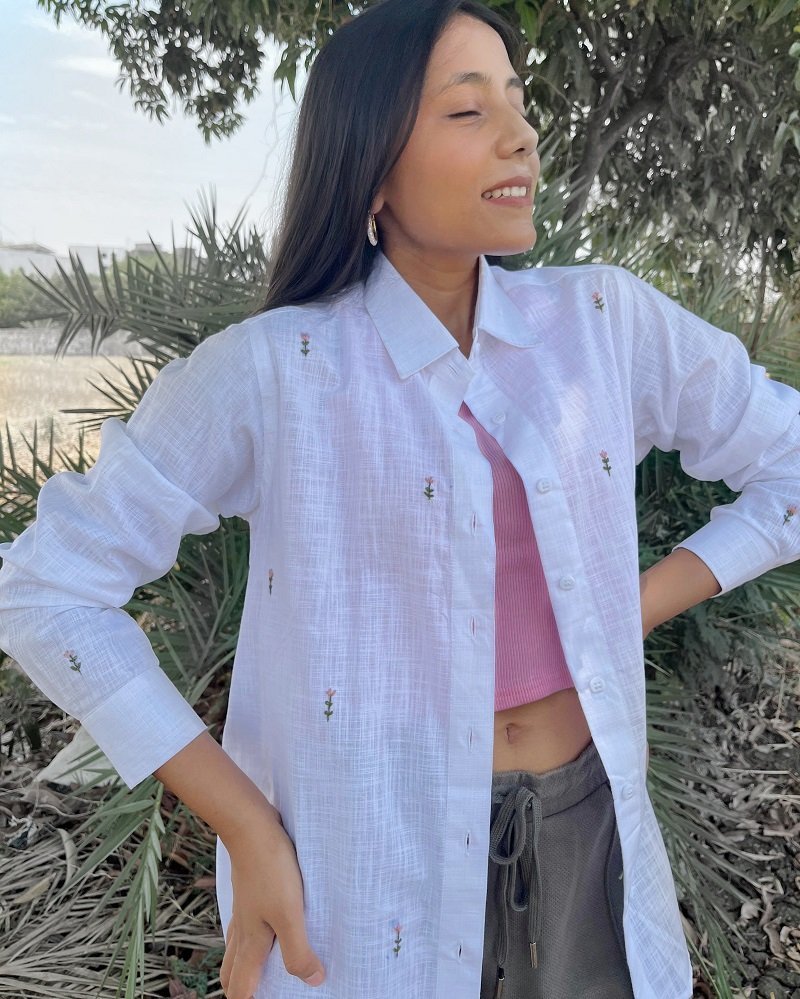 pink petals linen shirt 800X1000 5